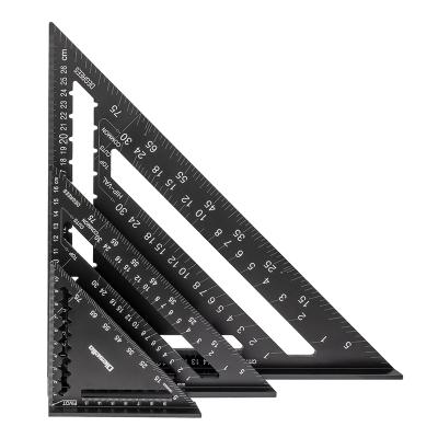 Speedvinkel 0-90º i aluminum 120x120 mm med sort-oxideret finish